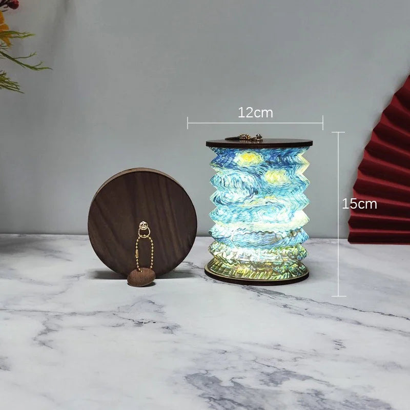 Lampe Lanterne Pliable Japonaise Délicate