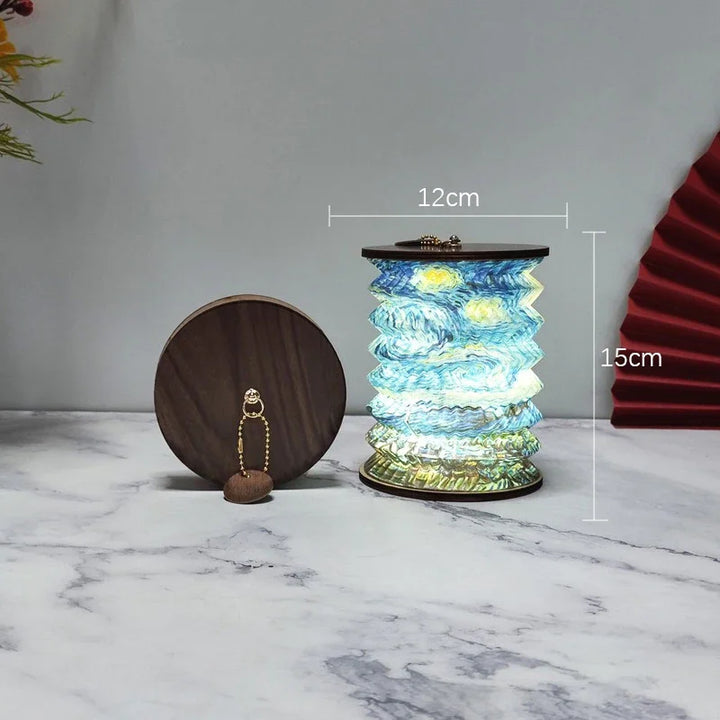 Lampe Lanterne Pliable Japonaise Délicate