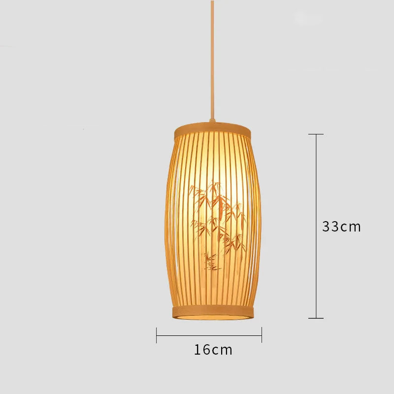 Lampe Suspendue Japonaise Épurée Zen 
