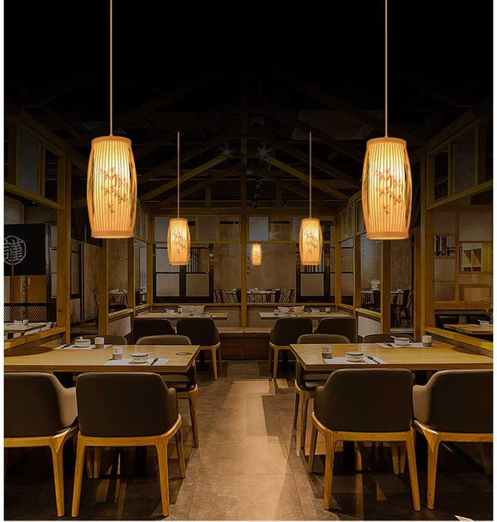 Lampe Suspendue Japonaise Épurée Zen CHIC