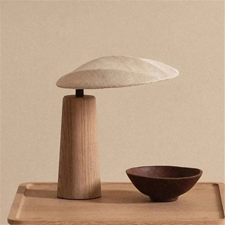 Lampe de Bureau en Bois Massif