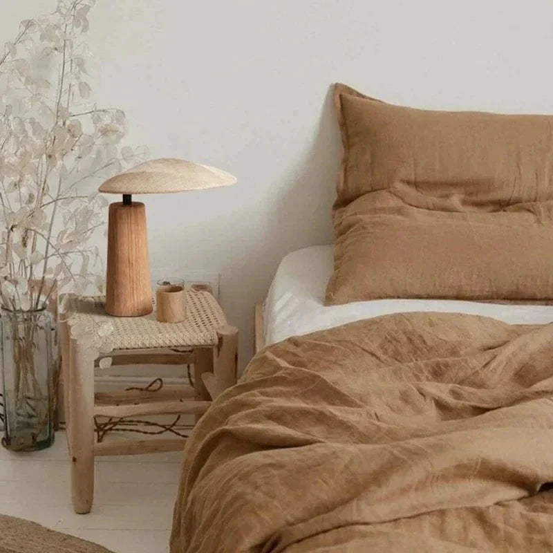 Lampe de Bureau en Bois Massif tendance