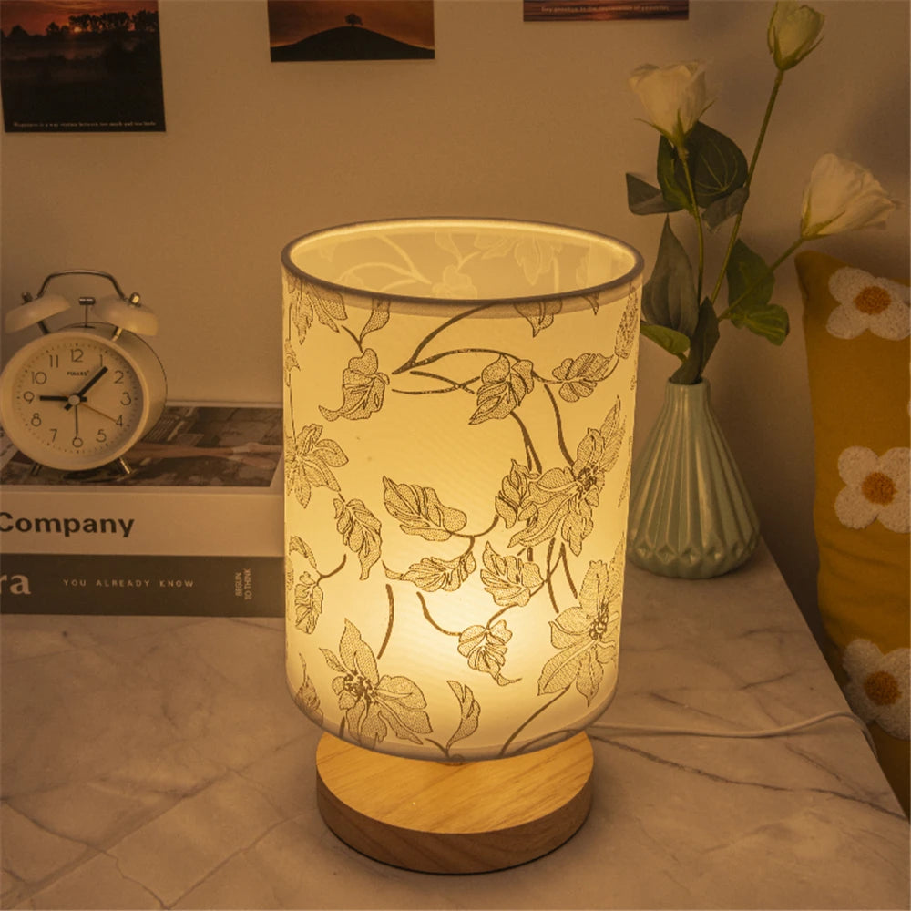 Lampe de Chevet Épuré Fleuri