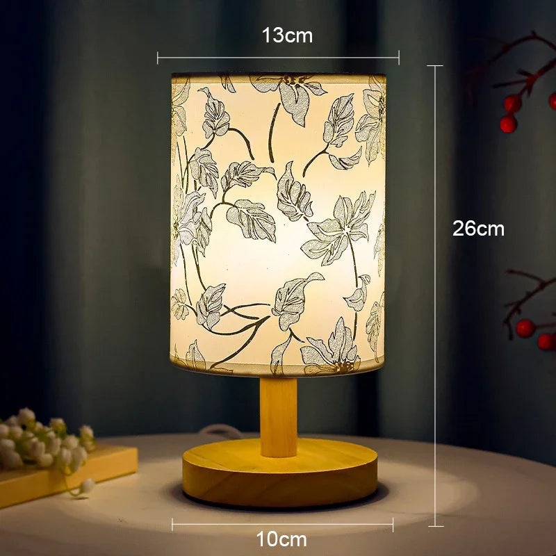 Lampe de Chevet Épuré Fleuri