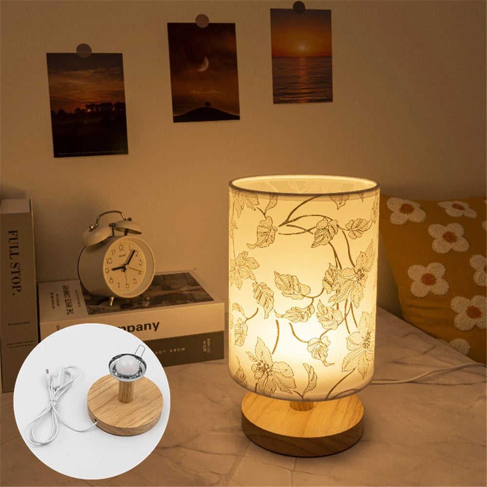 Lampe de Chevet Épuré Fleuri stylé