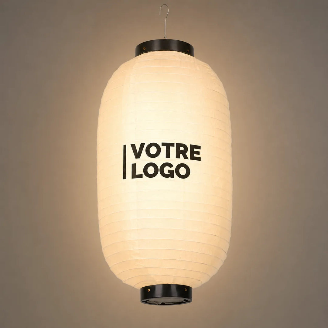 Lanterne Japonaise Blanche Personnalisable Design