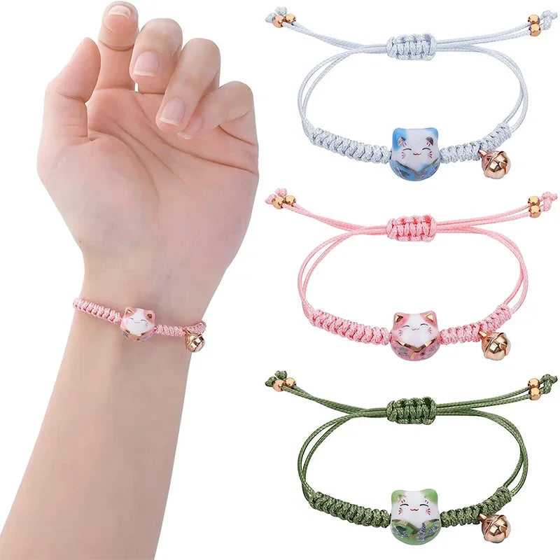 Lot De Bracelets Japonais Chat Chanceux épuré