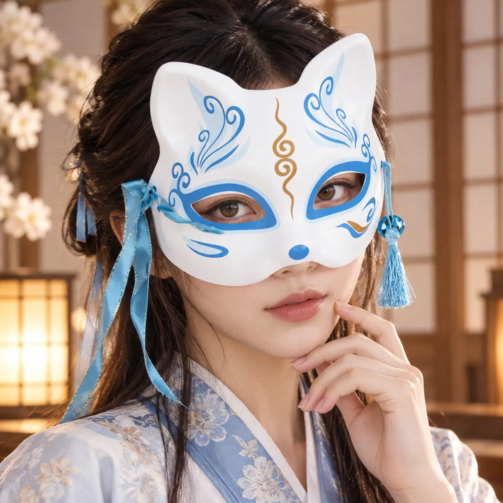 Masque Japonais Kawaii Réaliste