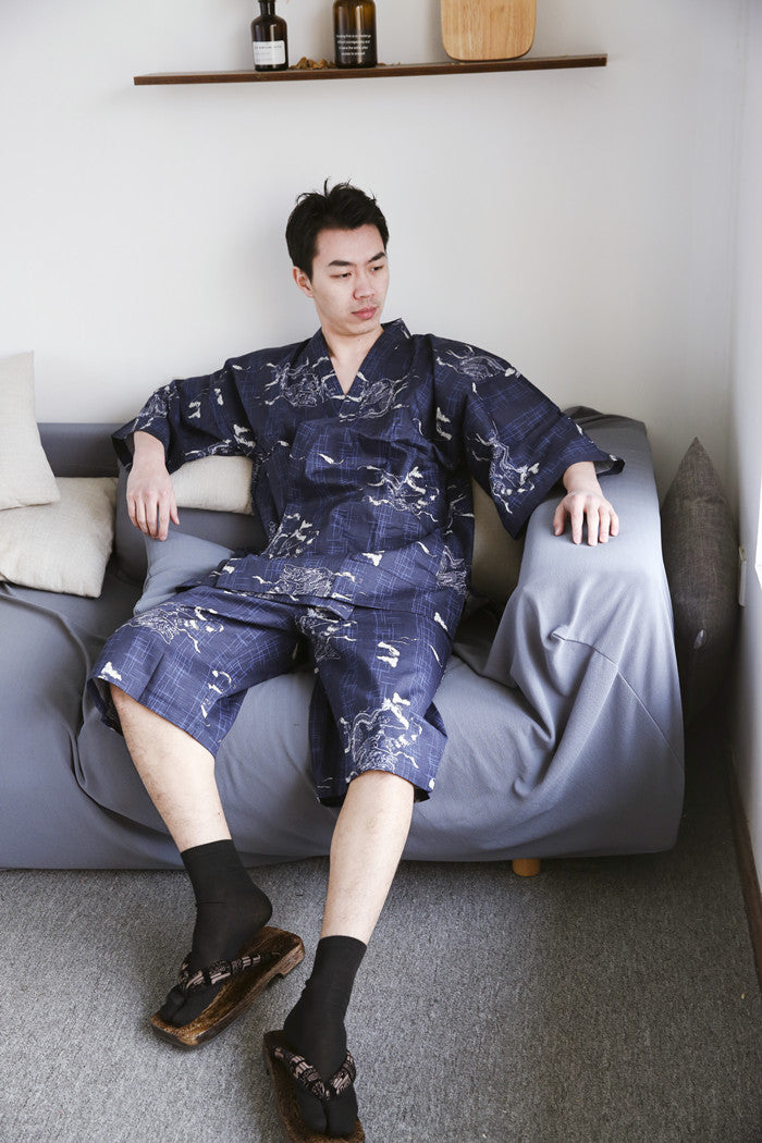 Jinbei Homme Ample Élégant