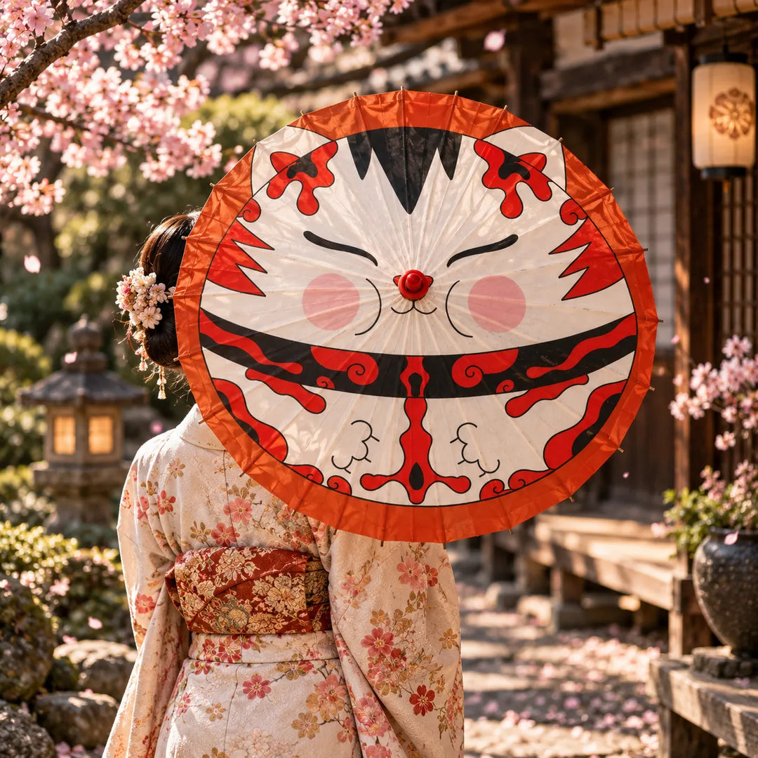 Ombrelle Chat Japonais Originale