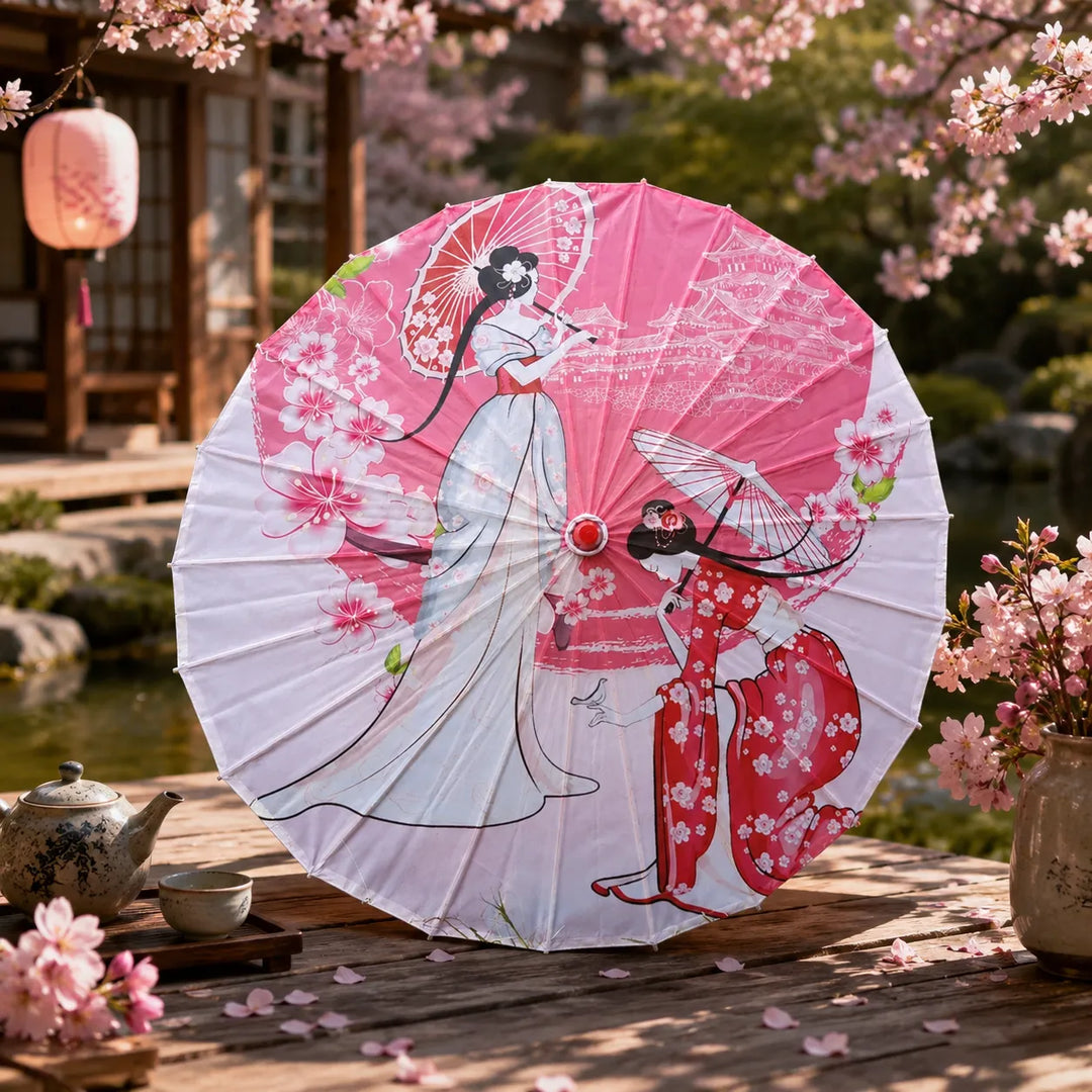 Ombrelle Femmes Japonaises