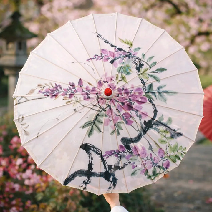 Ombrelle Japonais Fleurie Design