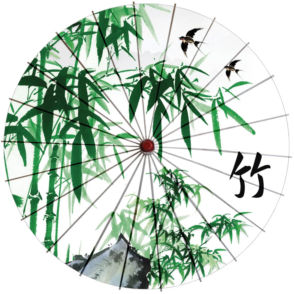 Ombrelle Japonaise Bambou Vert