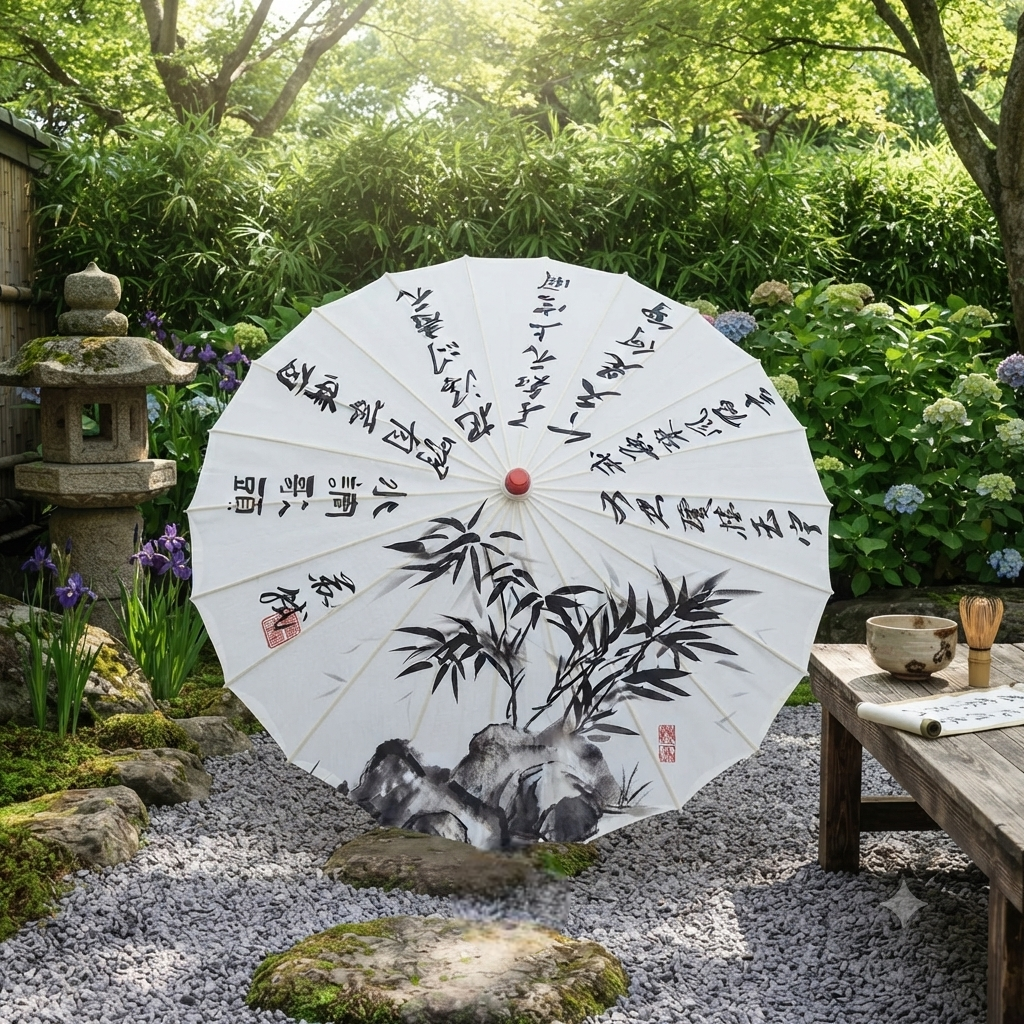 Ombrelle Japonaise Blanche Design Chic
