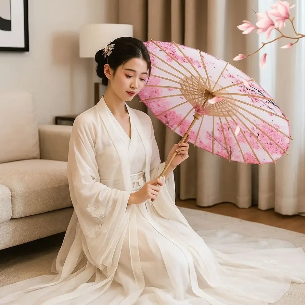 Ombrelle Japonaise Cerisier Légère