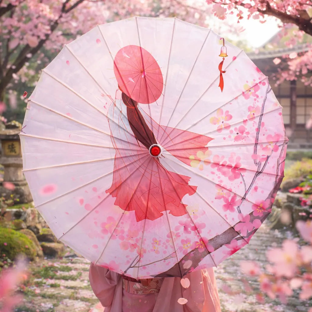 Ombrelle Japonaise Femme Sakura Unique