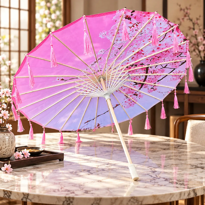 Ombrelle Japonaise à Franges