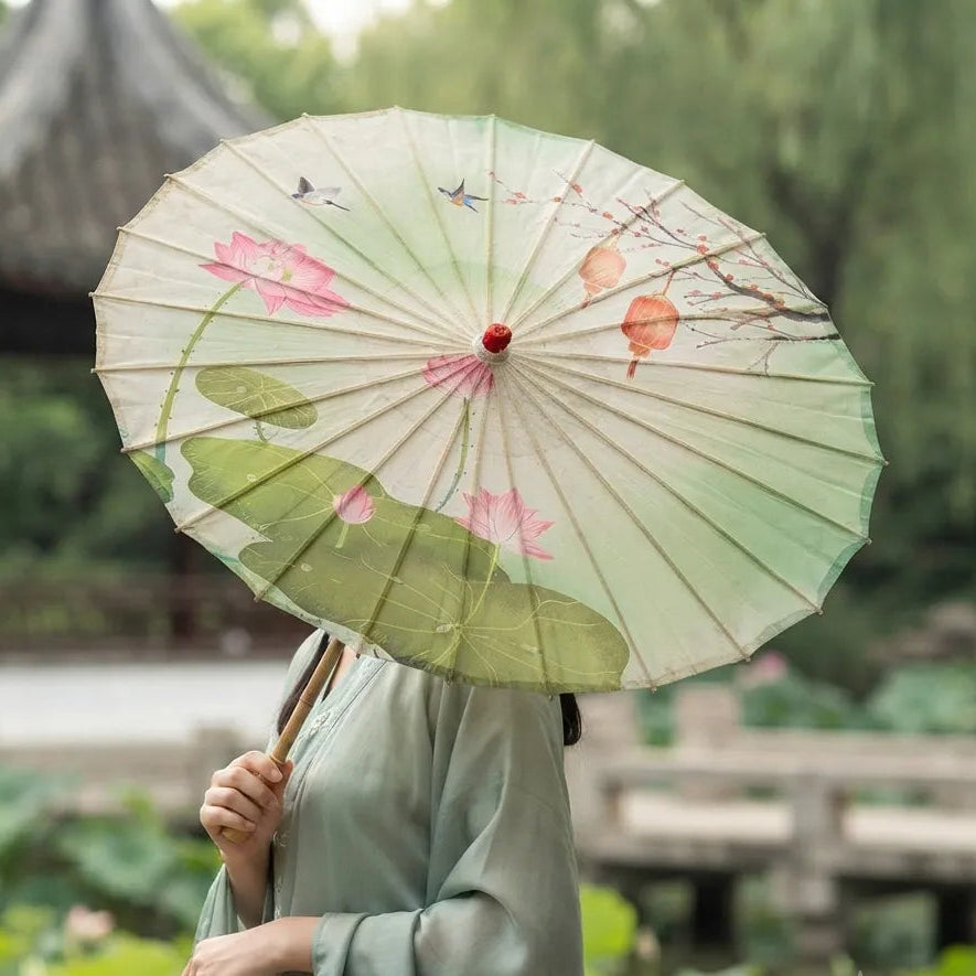 Ombrelle Japonaise Lotus Elégante Unque