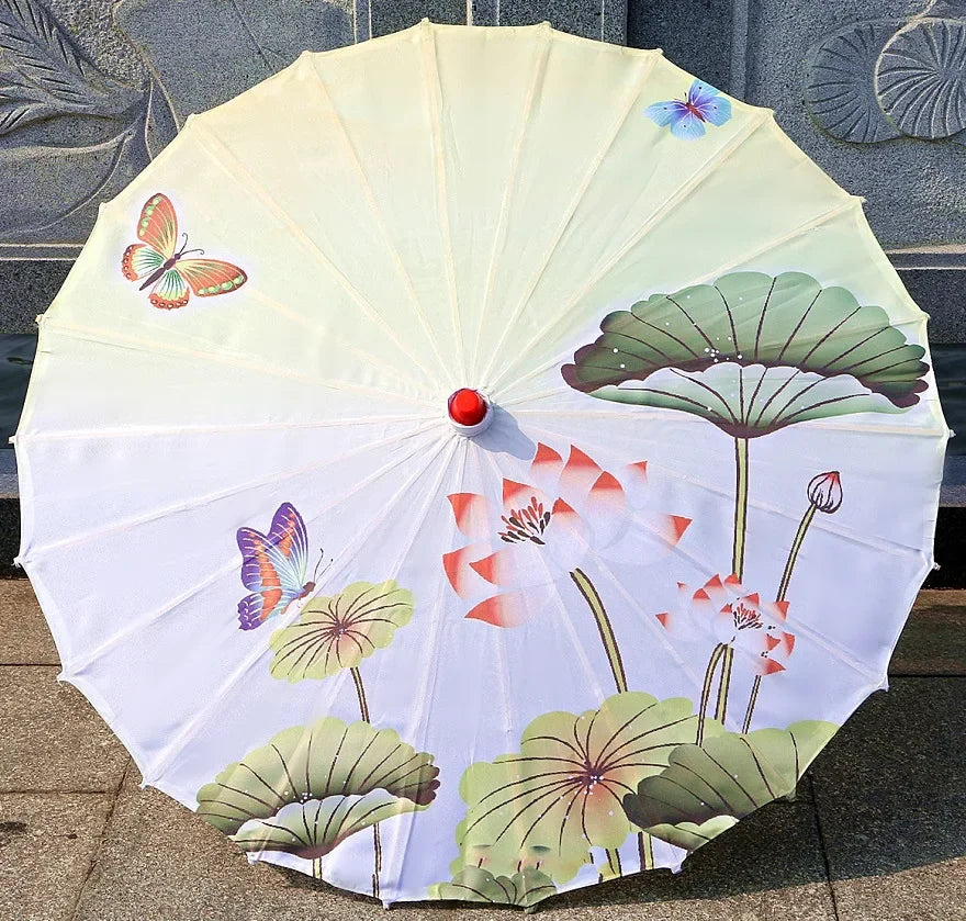 Ombrelle Japonaise Lotus Papillon
