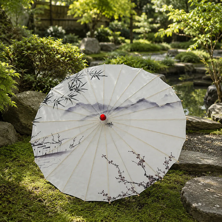 Ombrelle Japonaise Motif Paysager