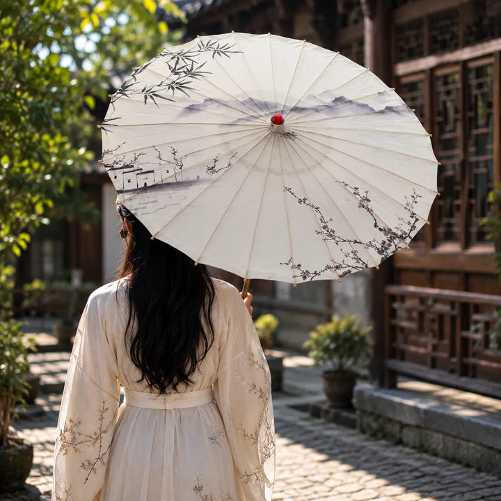 Ombrelle Japonaise Motif Paysager traditionnelle