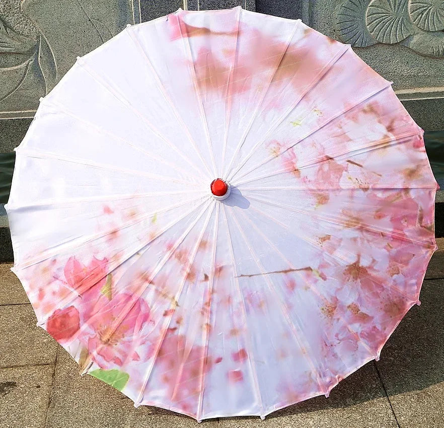 Ombrelle Japonaise Rose Design