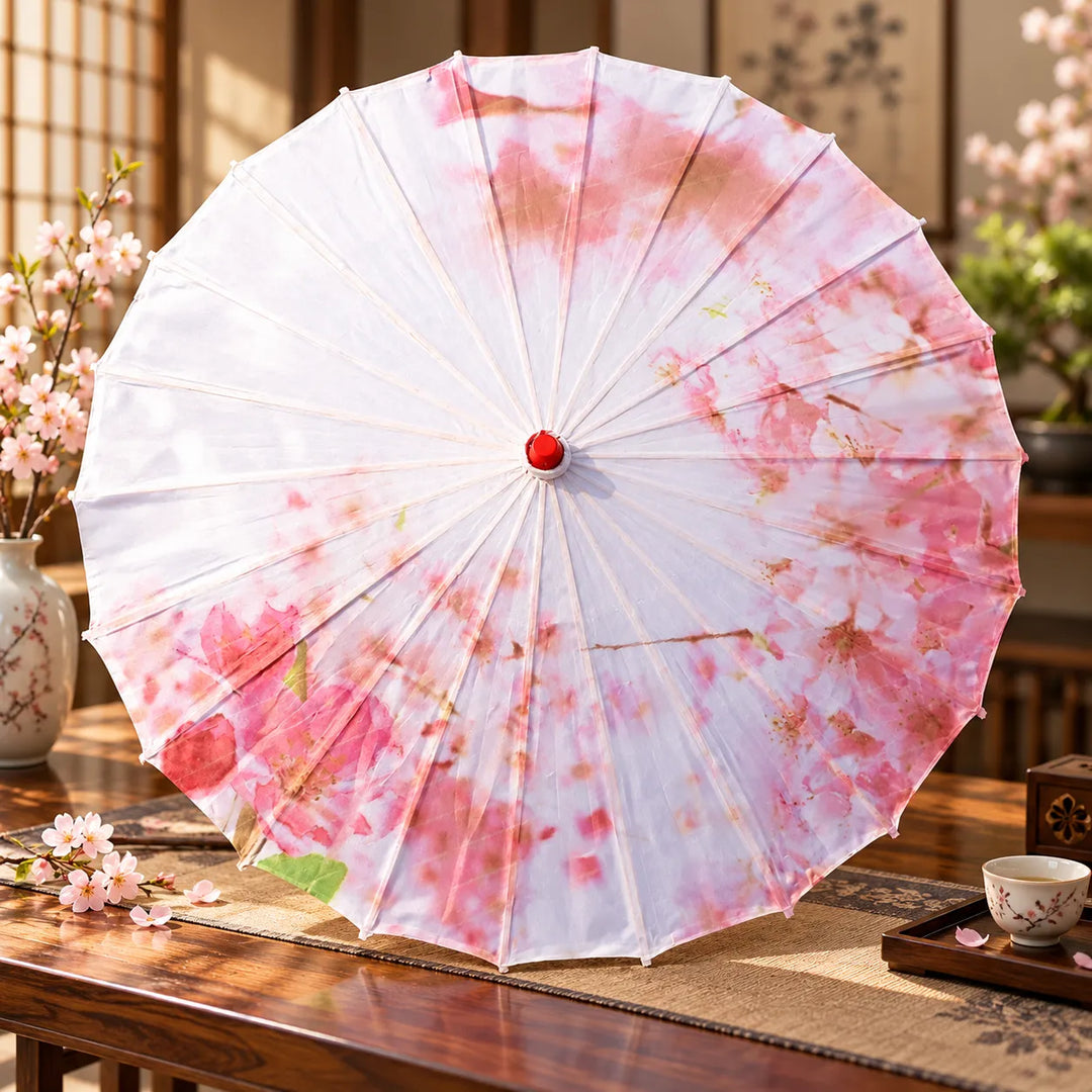 Ombrelle Japonaise Rose Design Originale