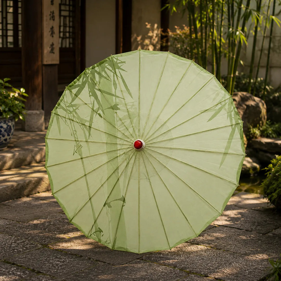 Ombrelle Japonaise Vert Bambou