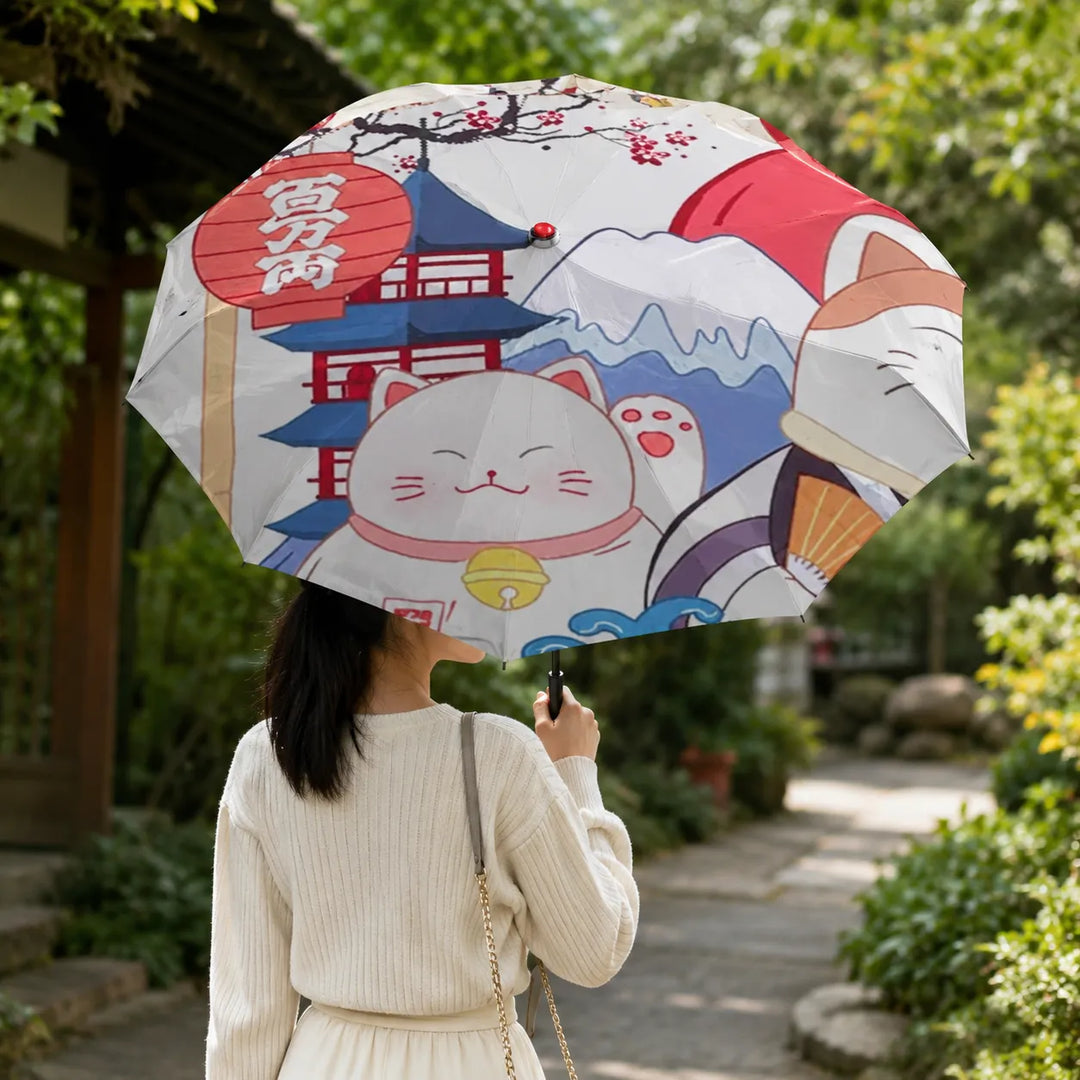 Ombrelle Maneki Neko Japonais Chic