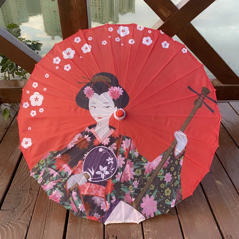 Ombrelle Rouge Geisha