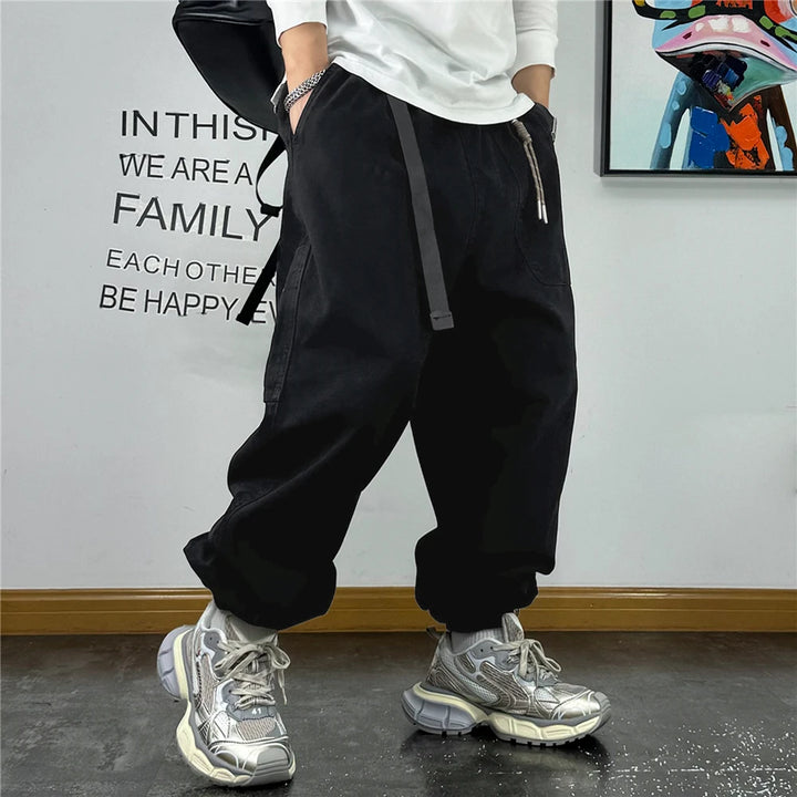 Pantalon Baggy Cargo Japonais Streetwear