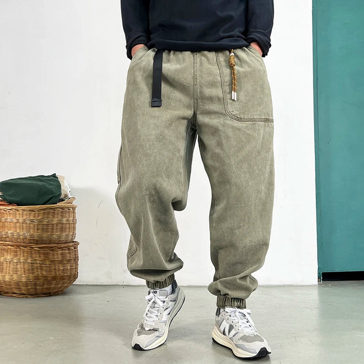 Pantalon Baggy Japonais Vintage Décontracté Stylé