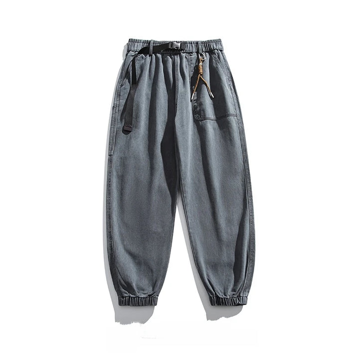 Pantalon Baggy Japonais Vintage Décontracté gris