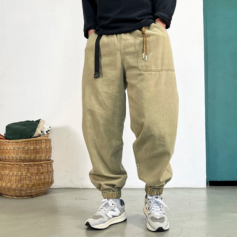 Pantalon Baggy Japonais Vintage Décontracté léger