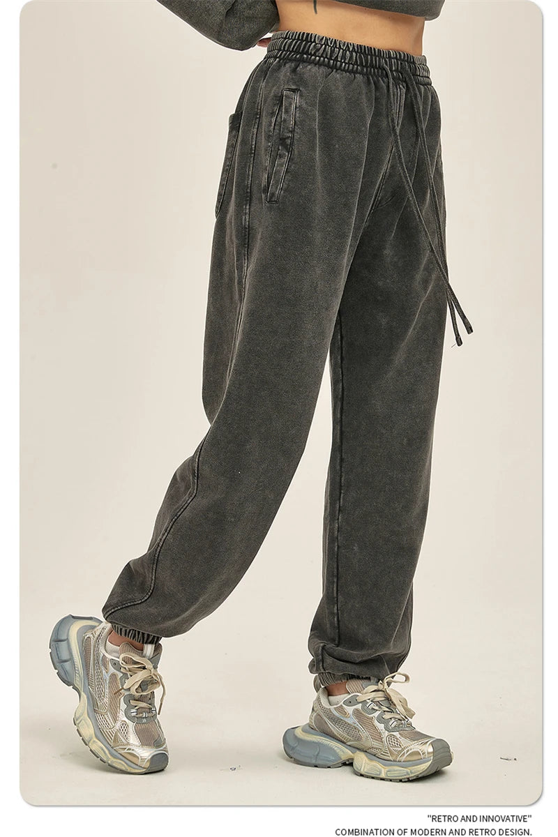 Pantalon Japonais Délavé Rétro