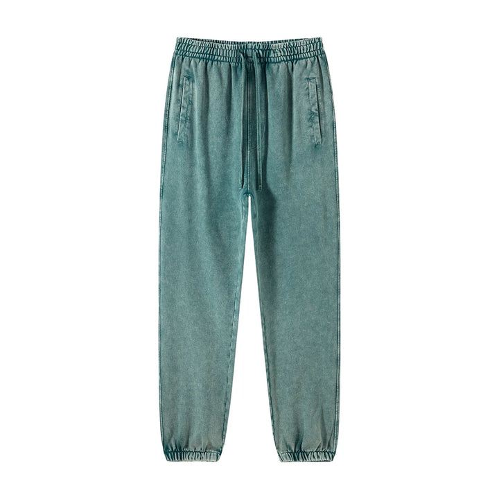 Pantalon Japonais Délavé Rétro bleu