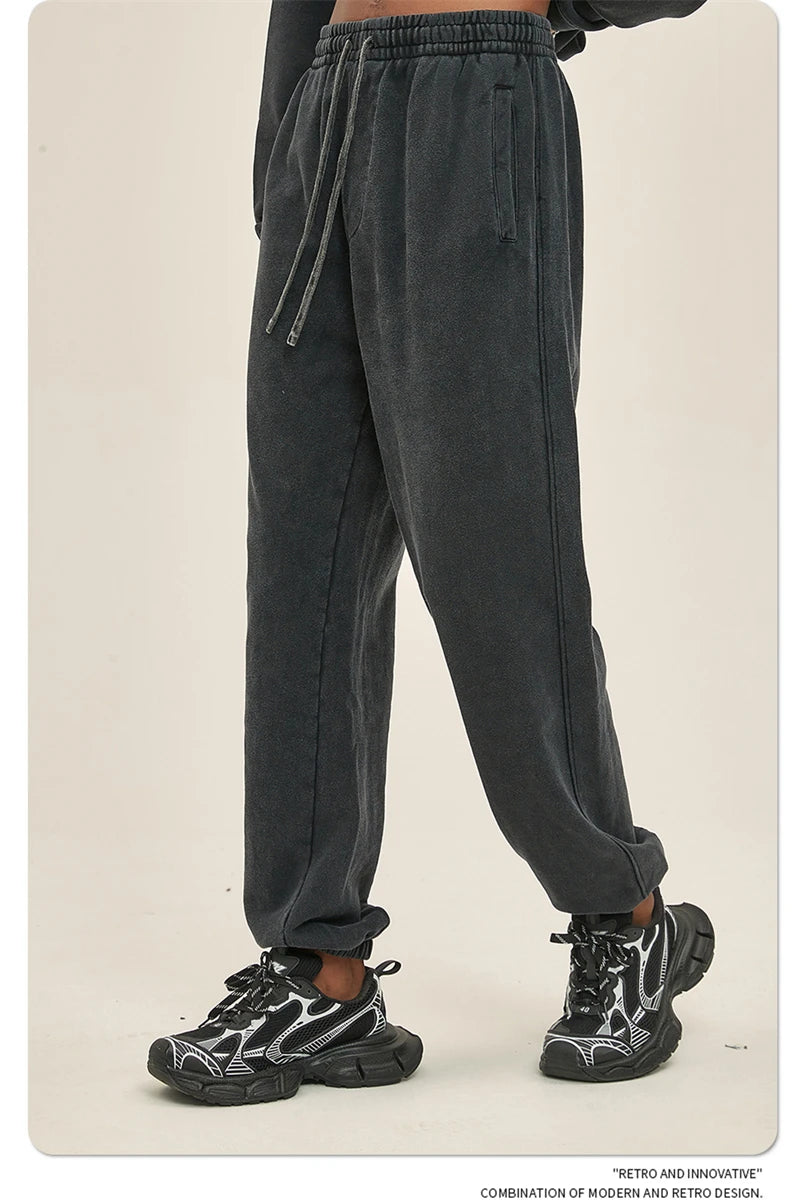 Pantalon Japonais Délavé Rétro léger