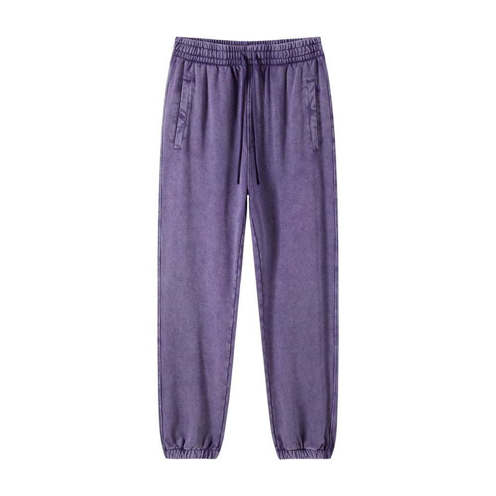 Pantalon Japonais Délavé Rétro violet