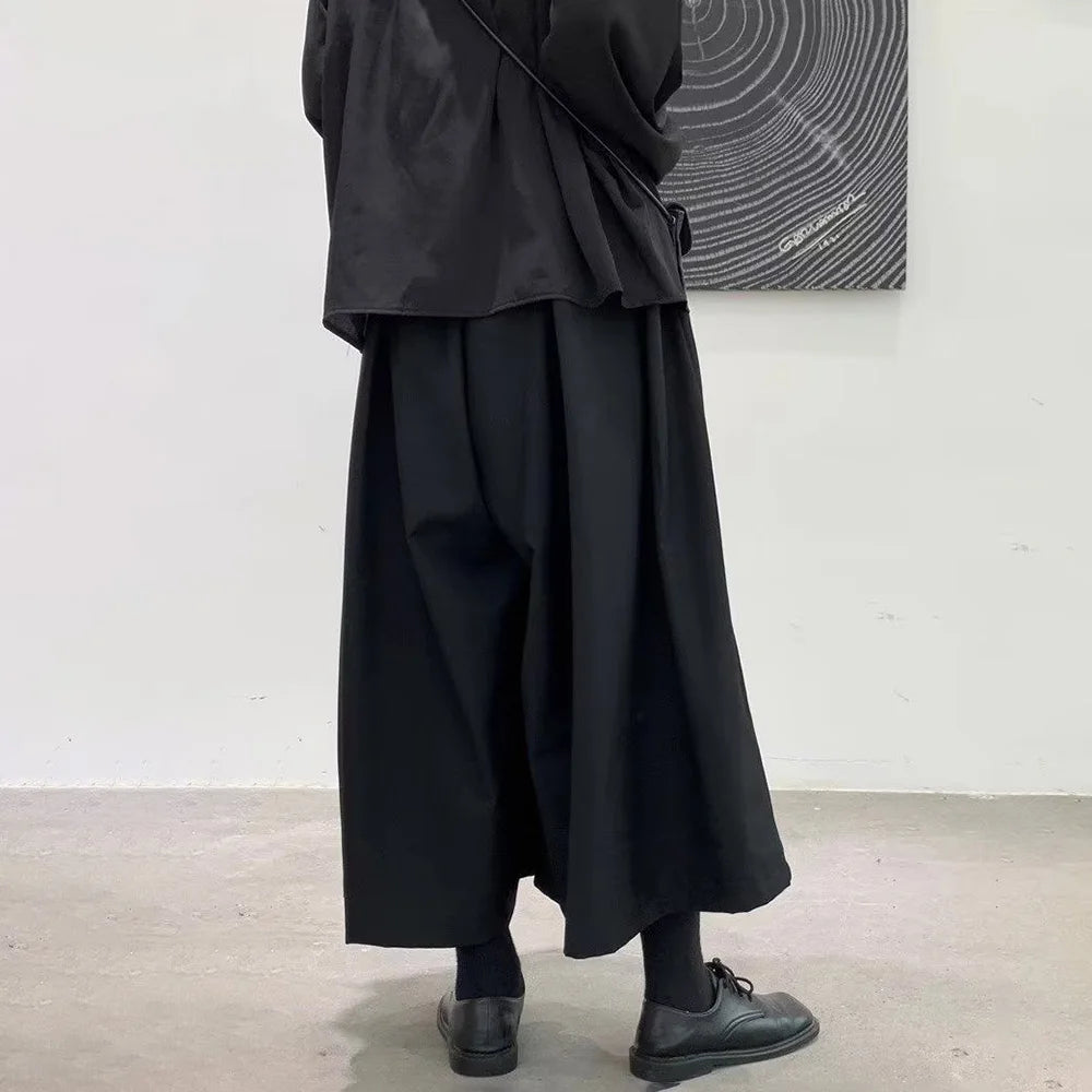 Pantalon Japonais Homme Hakama Large long
