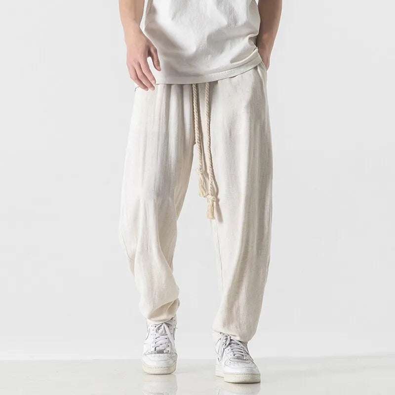 Pantalon Japonais Homme Léger et Respirant