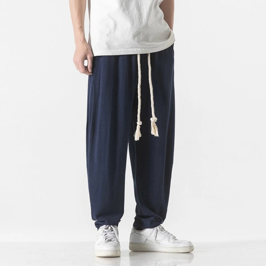 Pantalon Japonais Homme Léger et Respirant tendance