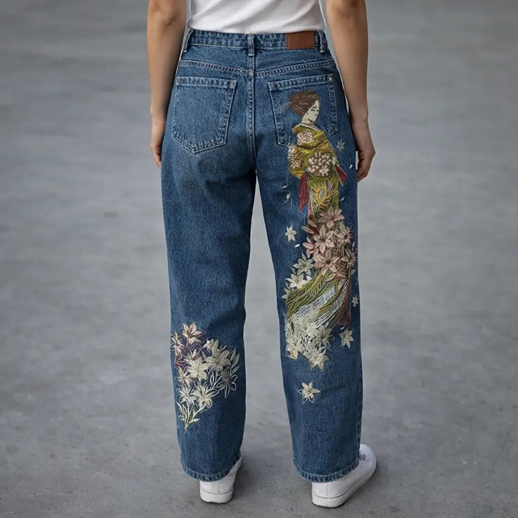 Pantalon Japonais Jean Brodé  Unique