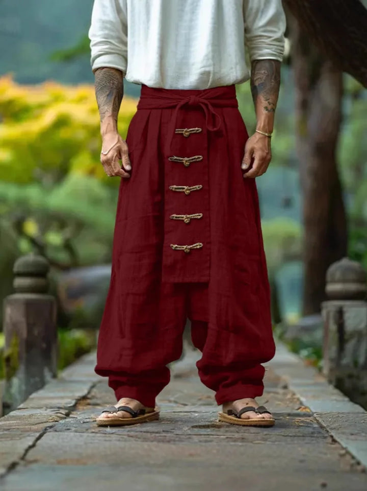 Pantalon Japonais Léger Décontracté