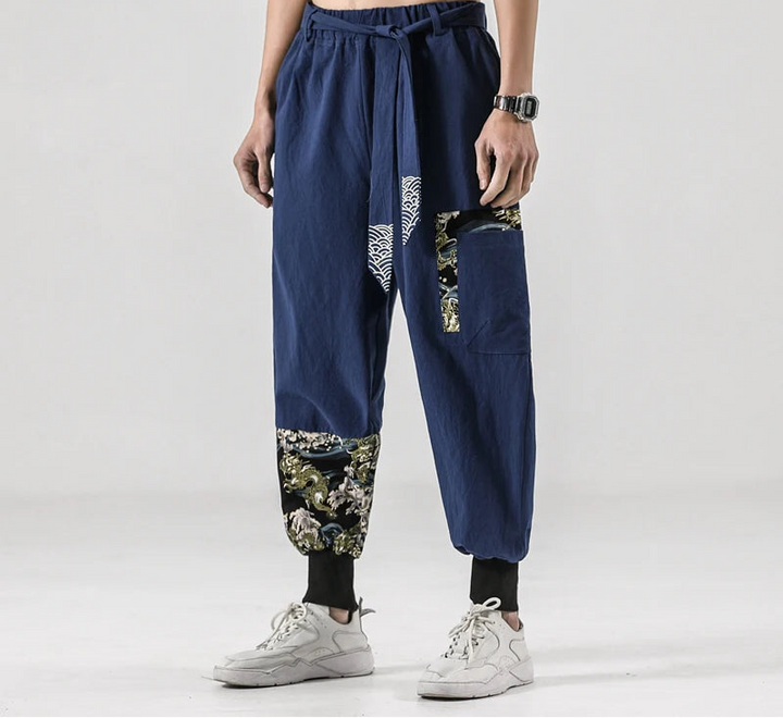 Pantalon Japonais Motifs Traditionnels