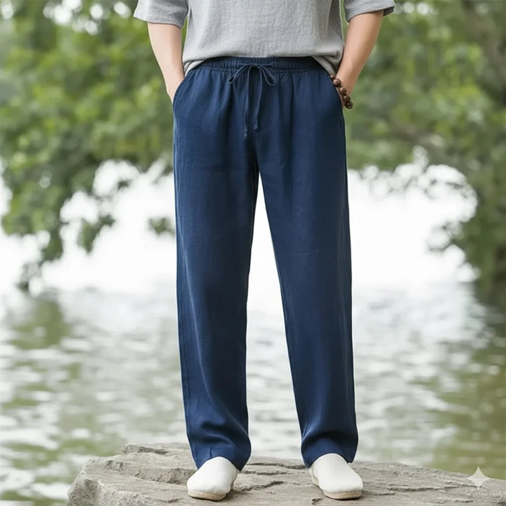 Pantalon Japonais d’Eté Léger en Lin.