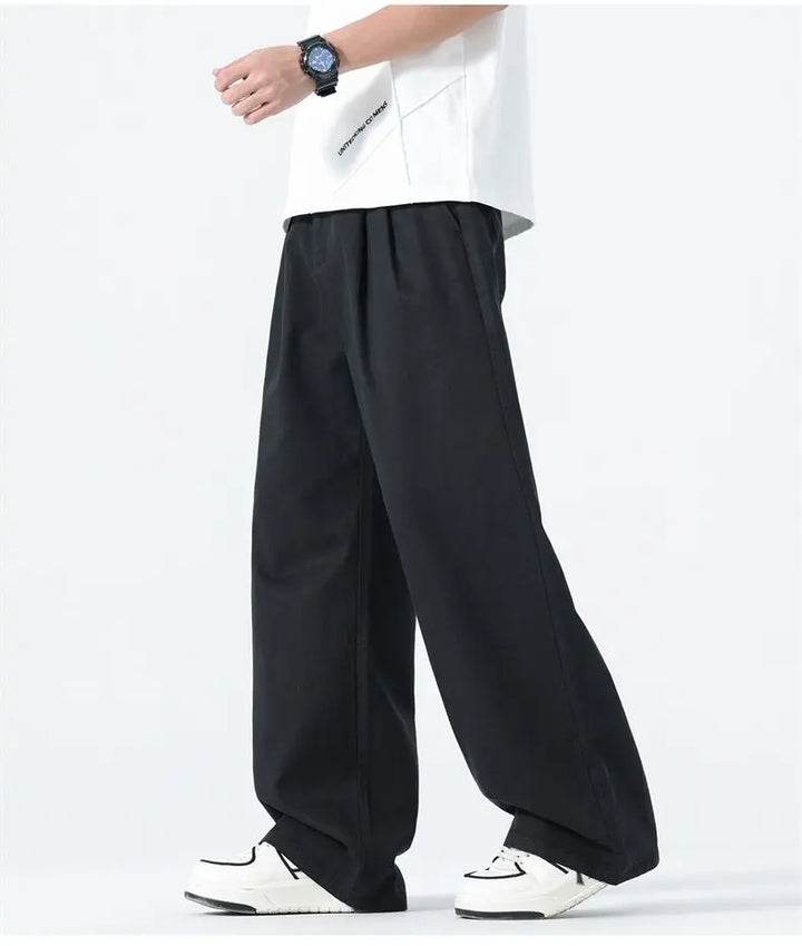 Pantalon Japonais en Coton Ample