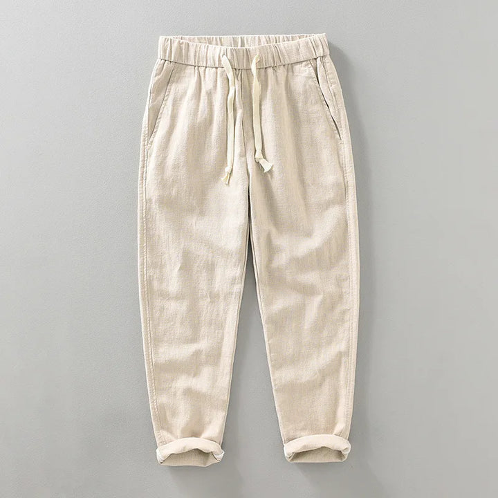 Pantalon Léger Homme en Lin Respirant stylé