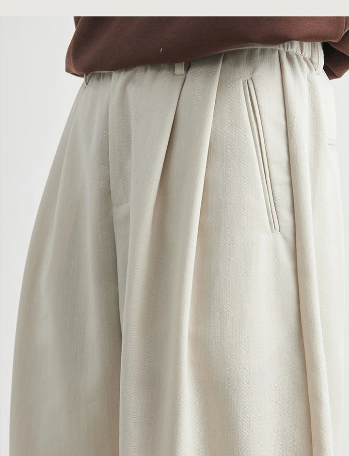 Pantalon Large Plissé Homme léger