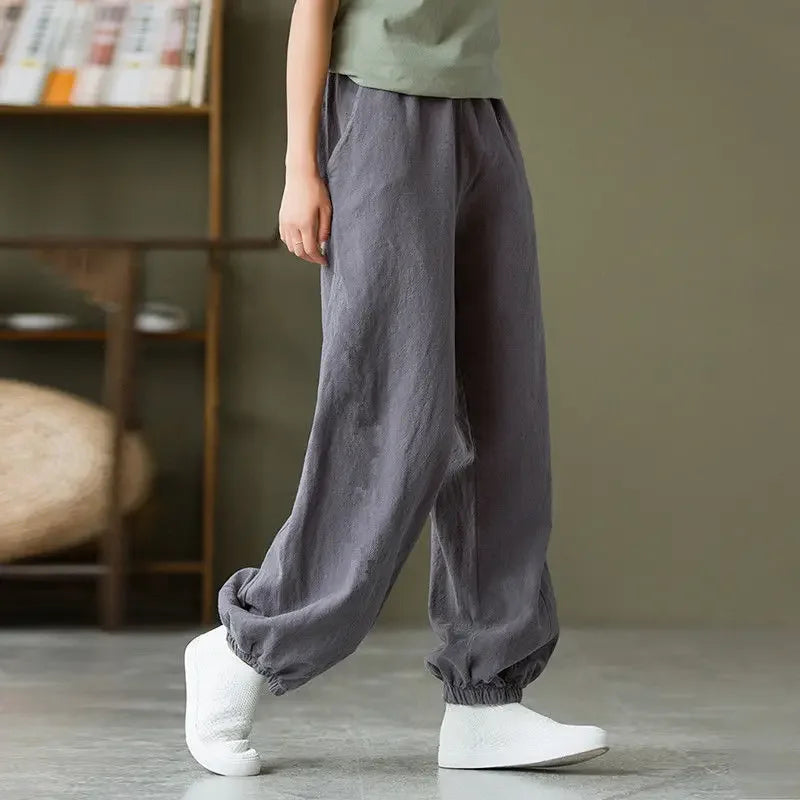 Pantalon Sarouel Vintage Femme
