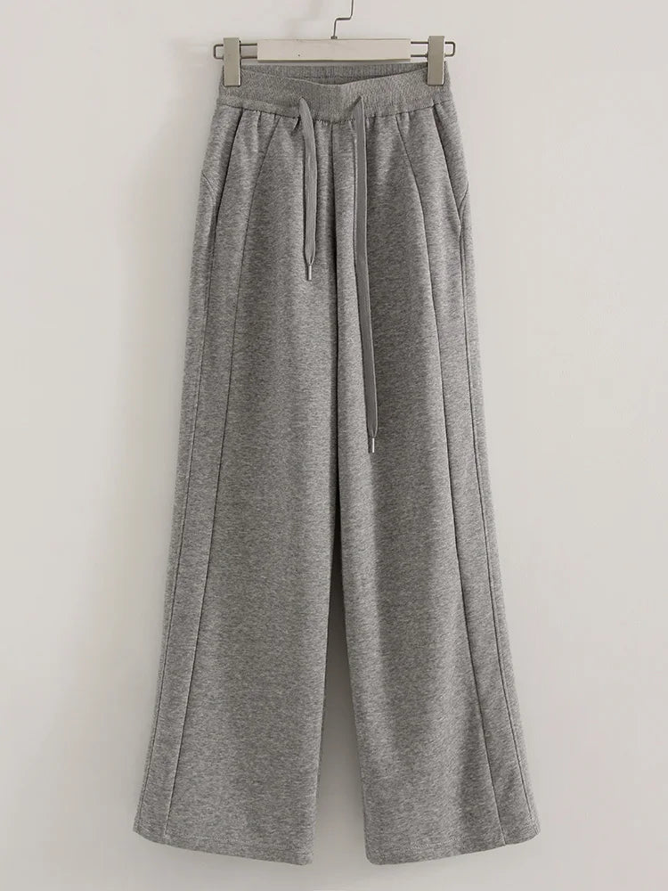 Pantalon Survêtement Femme Japonais gris 